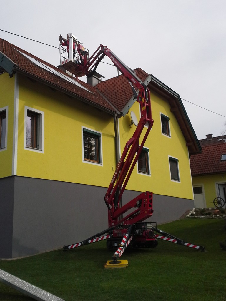 Hebebühnenverleih - riedl-dach.at - Riedl - Dachdeckerei, Spenglerei